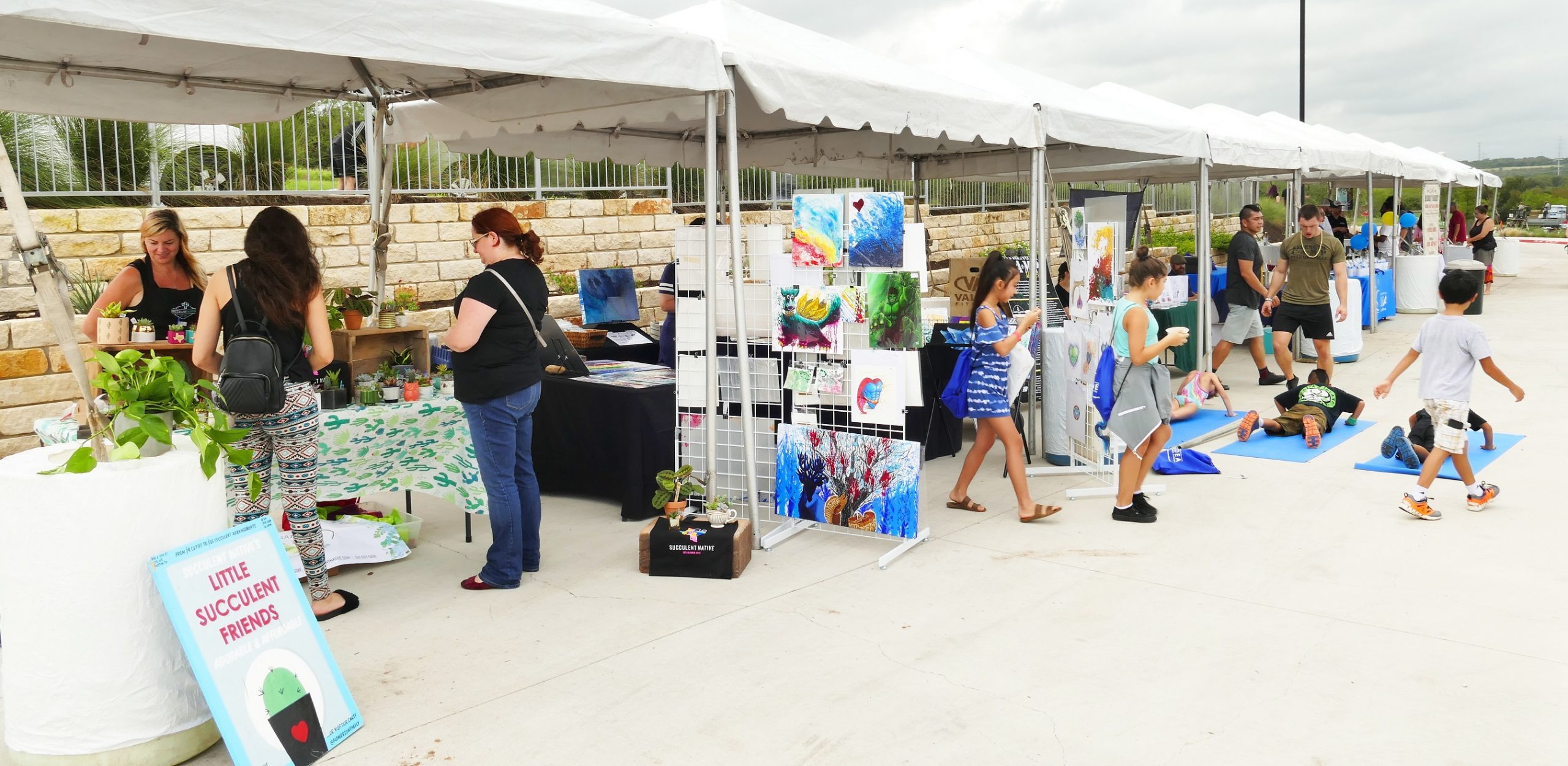 Whisper Valley Market stand